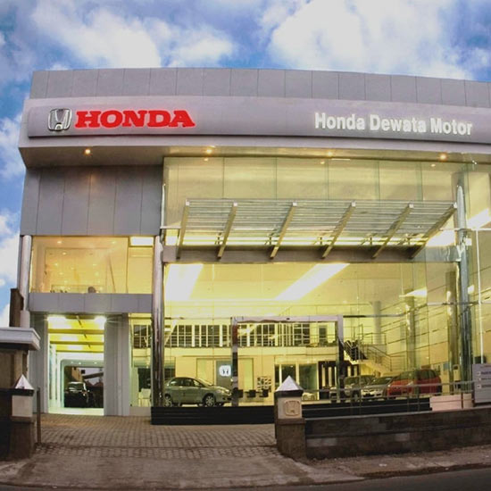 Пример официального сервиса Honda